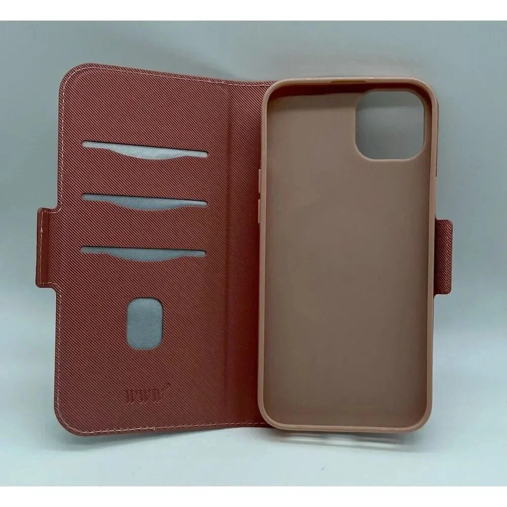 Wallet Case for iPhone 14‎ Plus MagSafe Charger PU Faux Leather Folio Card Slots